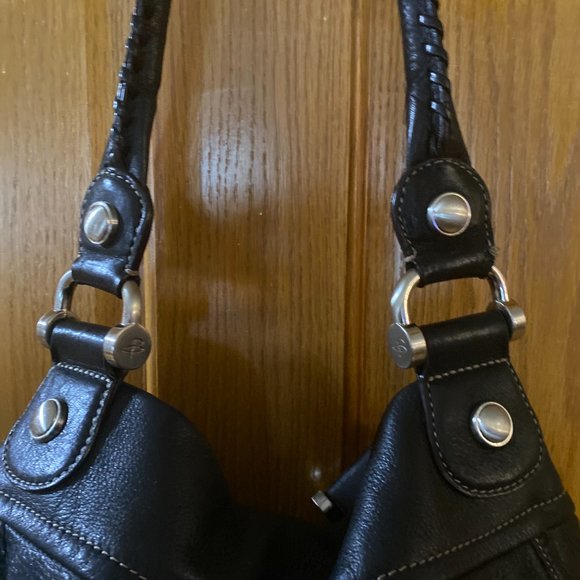 100% Genuine Leather by B. Makowsky Black Purse - Picture 11 of 16